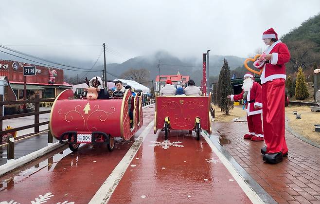 분천산타마을의 키다리 아저씨