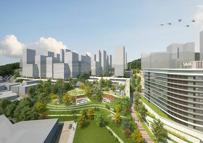 중층공원 적용 예시안. [서울시 제공]