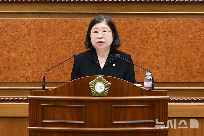 [의정부=뉴시스]이계옥 시의원. (사진=의정부시의회 제공) photo@newsis.com