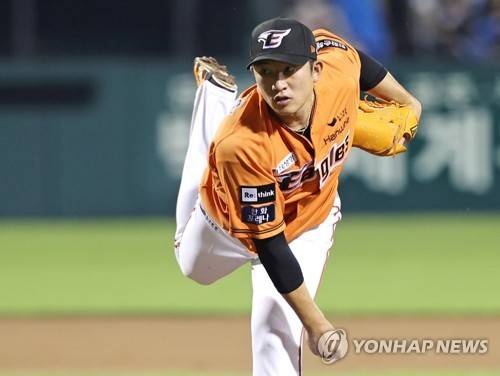 한화에서 뛰던 당시의 장시환 선수. [한화 이글스]