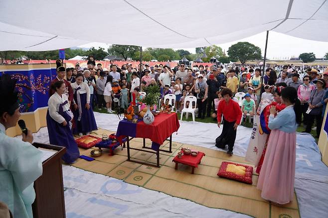제22회 서산 해미읍성 축제 개최 모습(사진=서산시 제공)