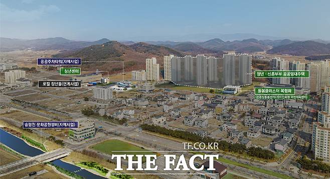 예천군 지역활력타운 조감도. /예천군