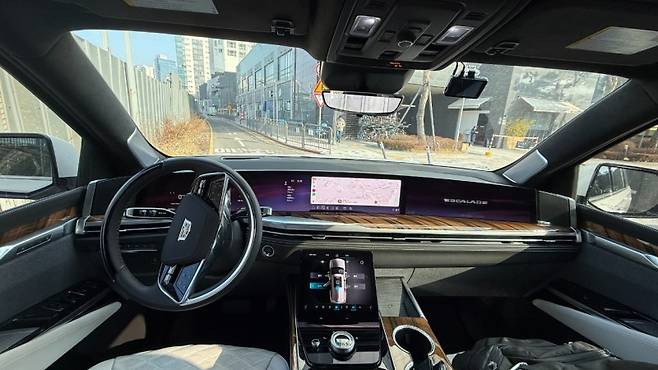 캐딜락 에스컬레이드 인테리어 사진=육동윤 글로벌이코노믹 기자