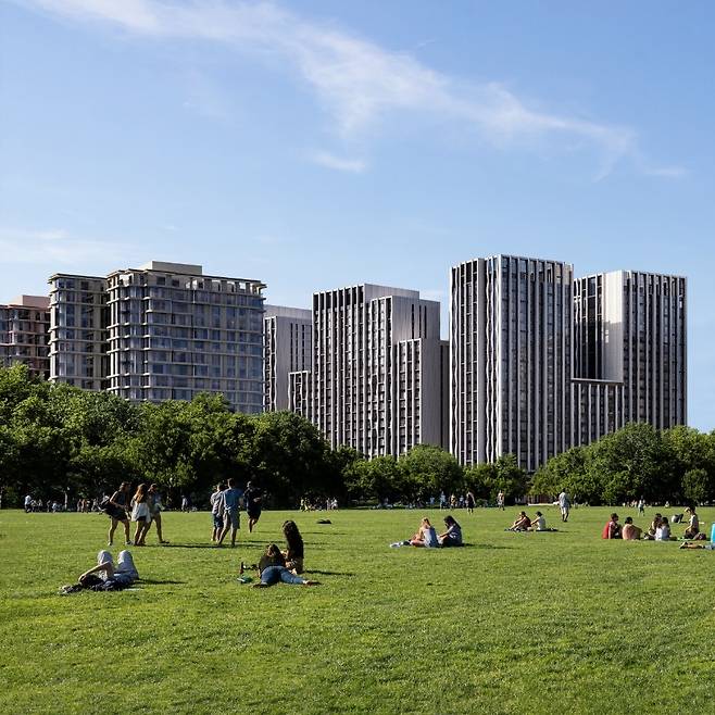 <더파크사이드 서울 투시도>