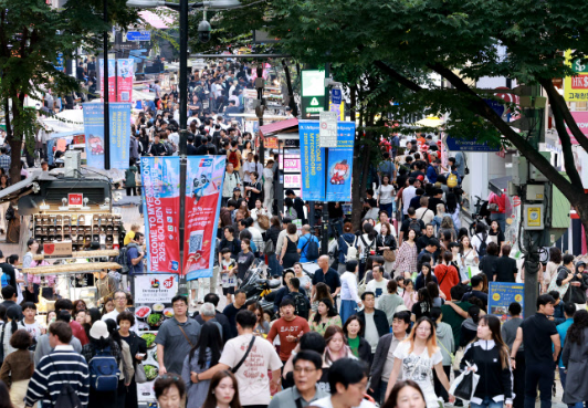 명동거리, 연합뉴스