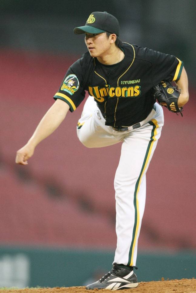 2007년 6월 28일 잠실 LG전에 등판한 장효훈. 김민규 기자