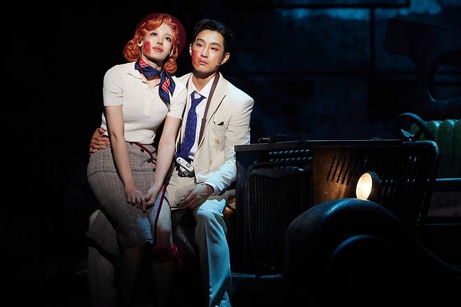 뮤지컬 <보니 앤 클라이드> 공연 모습. 쇼노트 제공