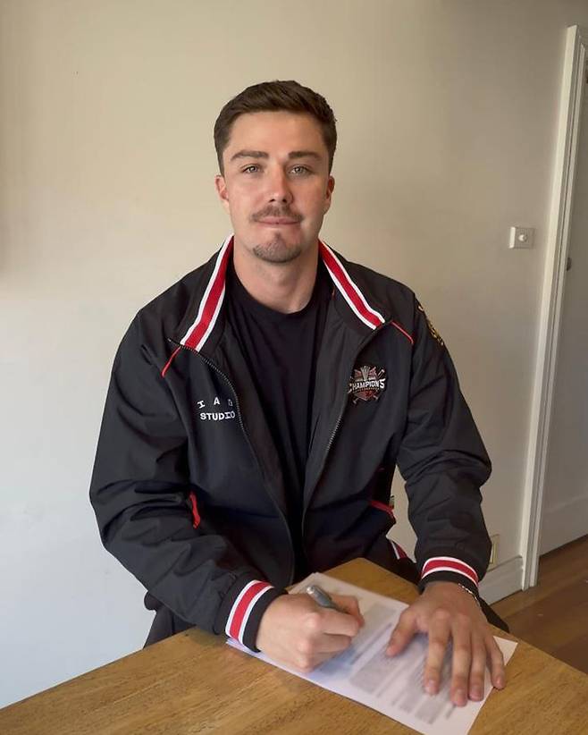 [서울=뉴시스] 프로야구 KIA 타이거즈가 24일 2026시즌 아시아쿼터 선수로 제리드 데일을 영입했다. (사진=KIA 타이거즈 제공) 2025.12.24. *재판매 및 DB 금지