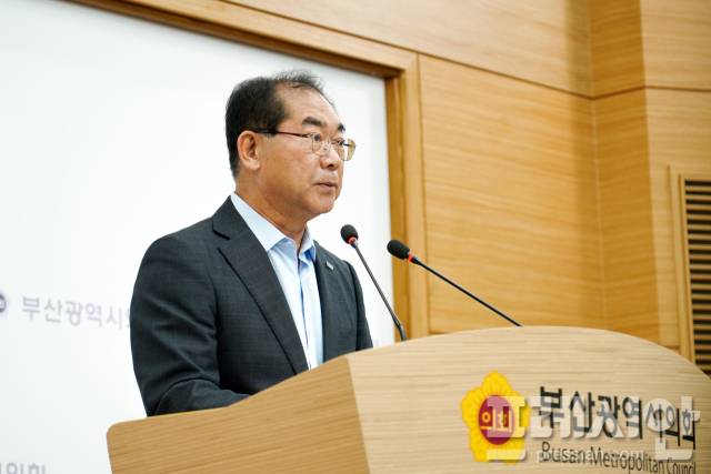 ▲재개발 비리 의혹이 제기된 조병길 사상구청장.ⓒ프레시안