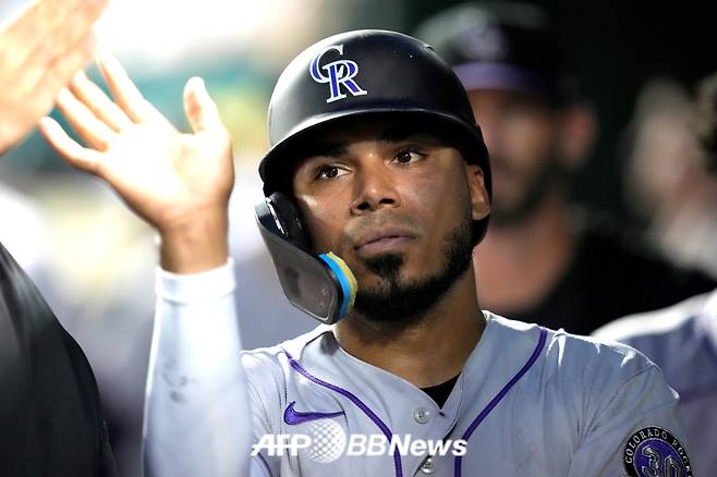 콜로라도 로키스 시절 해럴드 카스트로의 모습. /AFPBBNews=뉴스1