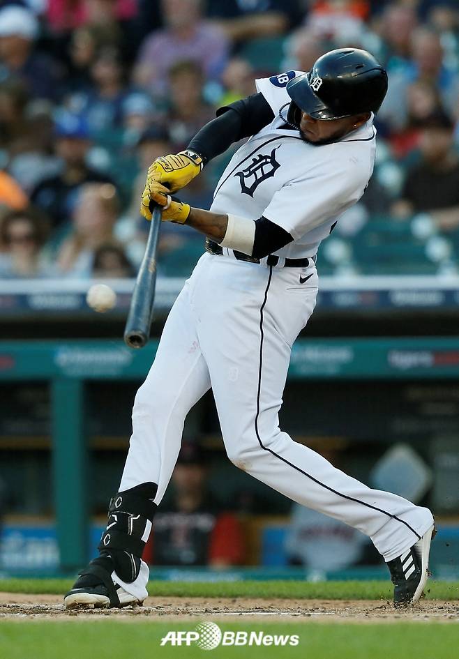 디트로이트 타이거스 시절 해럴드 카스트로의 모습. /AFPBBNews=뉴스1