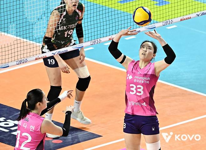 흥국생명 세터 이나연 [한국배구연맹 제공. 재판매 및 DB금지]