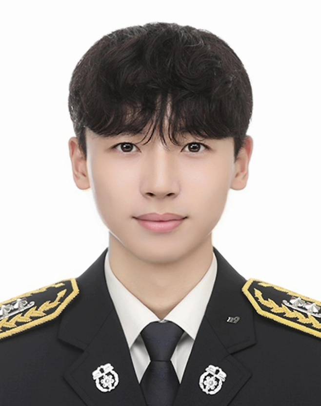 ▲ 박기범 소방사 시보.