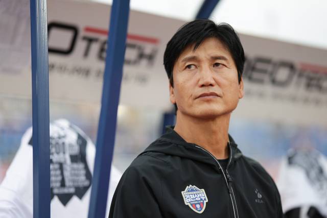 김천 상무에서 전북 현대 사령탑으로 옮겨가는 정정용 감독. K리그 제공