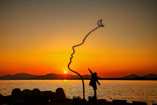 사천 무지갯빛 해안도로