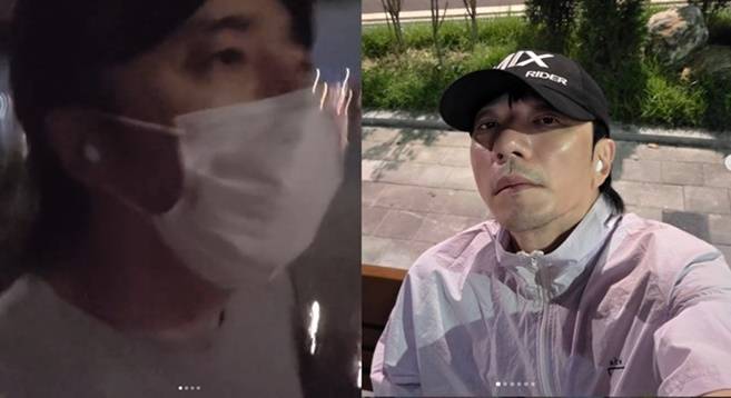 배기성의 SNS에는 러닝 인증샷이 자주 올라온다. 사진=배기성 SNS