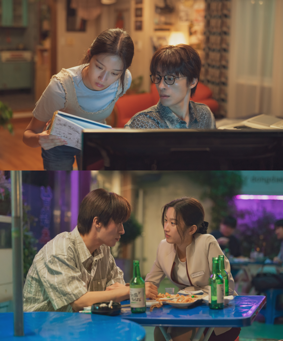 문가영은 이번 작품을 통해 첫 호흡을 맞춘 구교환에 관해 "선배의 자유로운 작업방식이 저에게 엄청난 영감을 줬다"고 전했다. /쇼박스