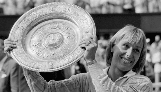 마르티나 나브라틸로바.