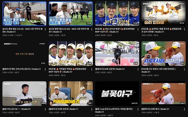 법원 판결에 불꽃야구, 영상 삭제, 스튜디오 시원