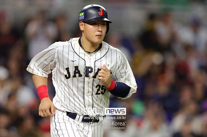 ▲ 일본 국가대표팀 일원으로 2023년 월드베이스볼클래식에 출전했던 오카모토 카즈마.