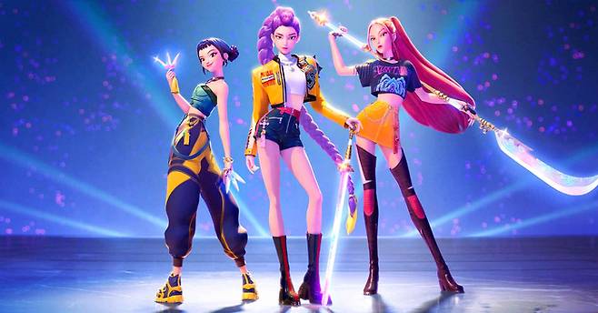 ‘케이팝 데몬 헌터스’ 스틸컷(@넷플릭스)