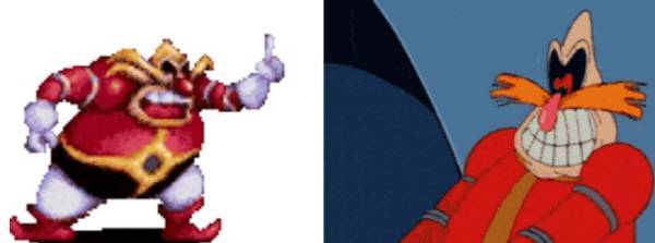 좀 더 방정맞고 못생긴 북미판 닥터 에그맨의 모습