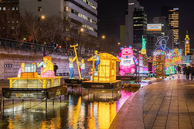 ‘서울빛초롱축제’의 볼거리. 서울관광재단 제공