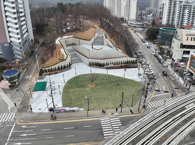 직동근린공원 진입광장. 의정부시 제공