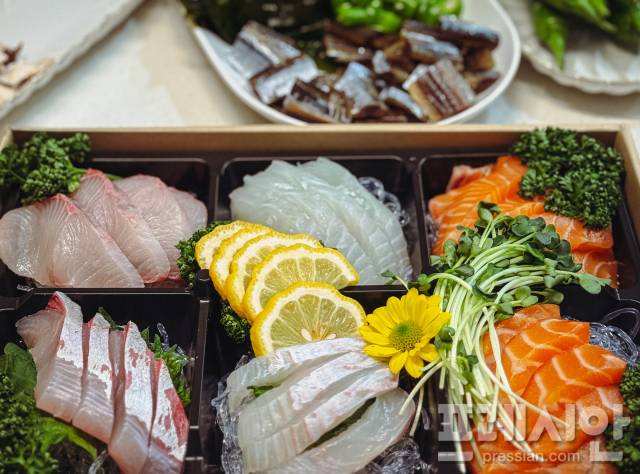 ▲ 찬바람 부는 겨울이 되면 수산물들의 맛과 영양기 가득해진다. ⓒ프레시안(문상윤)