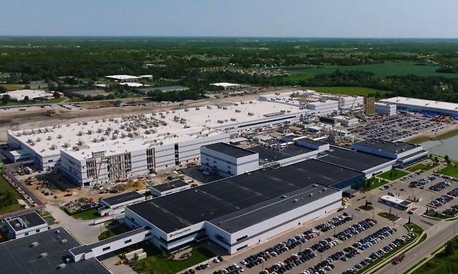 LG에너지솔루션의 미시간 법인 전경. LG에너지솔루션 제공