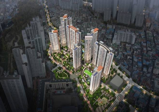 하남스타포레 3차 조감도(야경)