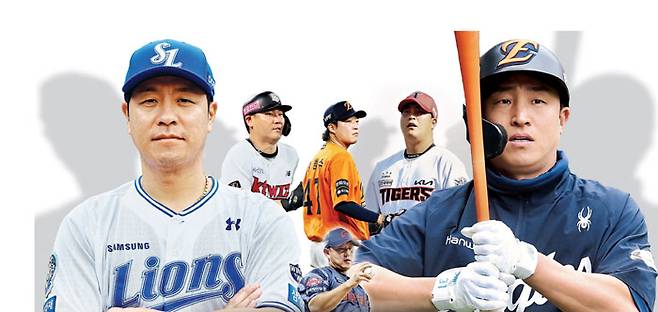 강민호, 장성우, 김범수, 김상수, 조상우, 손아섭(왼쪽부터). 정효진 기자·각 구단 제공