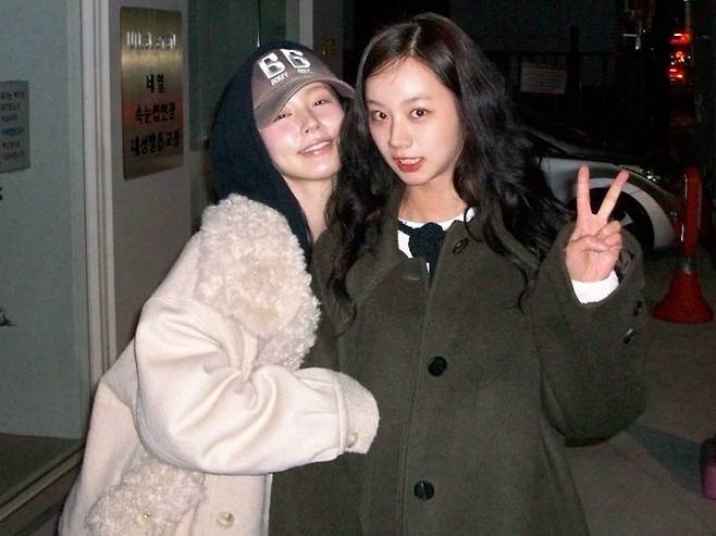 미연, 혜리. 사진ㅣ미연 SNS