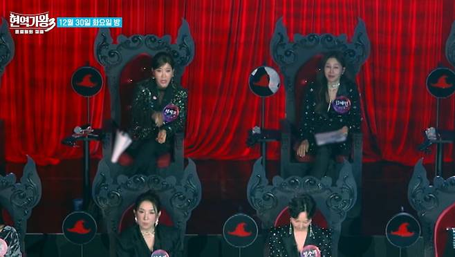 '현역가왕3' 마녀 심사단, 참가자에 독설
