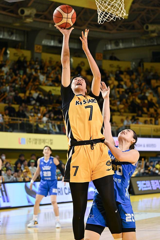 청주 KB 박지수.   WKBL 제공