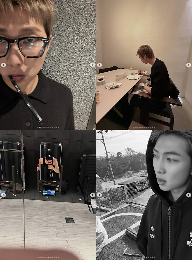 /사진=방탄소년단 RM SNS
