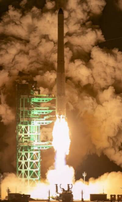 누리호 4차 발사 모습. 10월 27일 발사됐다.(사진=우주항공청)