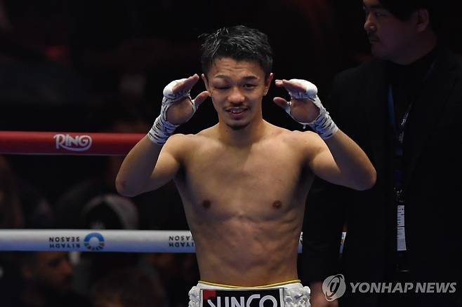 승리를 거둔 나카타니 준토 [AP=연합뉴스]