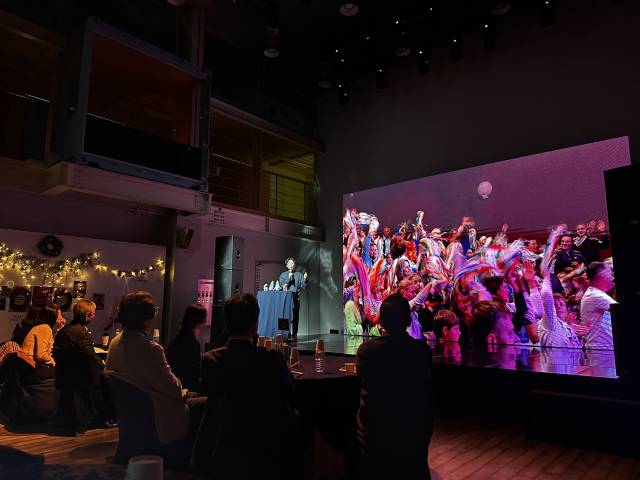 부산국제공연예술마켓(BPAM) 참여 예술단체 사례 발표에 나선 양승민 아이컨택·틀에디션 대표. 김은영 기자 key66@