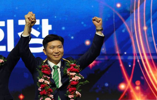 유승민 대한체육회장은 역대 최연소이자 최초 올림픽 금메달리스트 출신 회장이 됐다. 사진=연합뉴스