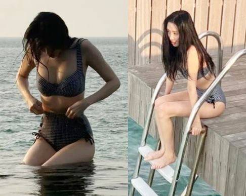 선미가 비키니 몸매를 공개했다. 사진=선미 인스타그램