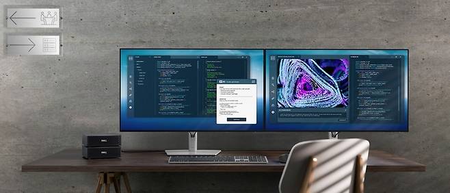 다양한 업무 환경에 사용되는 초소형 AI 시스템 '델 프로 맥스 위드 GB10'