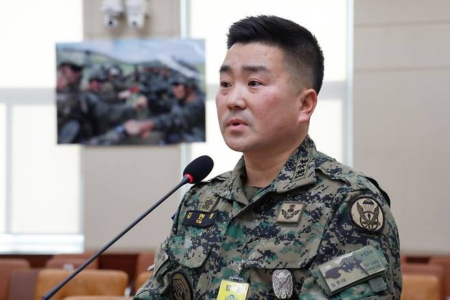 김현태 육군 707특수임무단장. 뉴스1