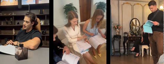 중국의 할리우드 ″헝디엔 스튜디오″에서 촬영 중인 서구권 제작팀. 저장성 미디어그룹