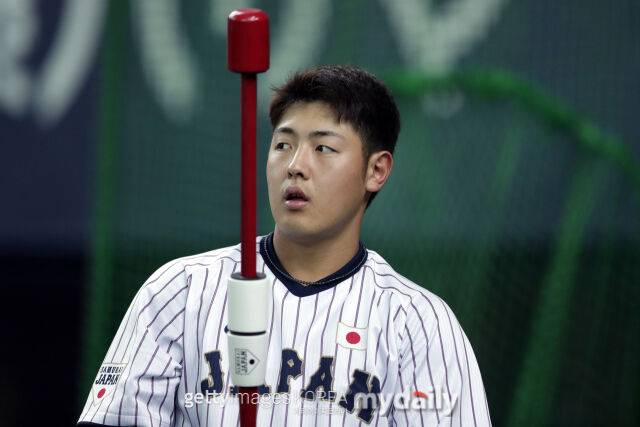 일본 국가대표 시절의 오카모토 카즈마./게티이미지코리아