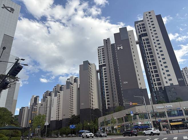 서울 강남구 개포동 ‘디에이치아너힐즈’ 단지 모습. 해당 아파트 정문 출입구 보행통로에는 철제 담장이 설치돼있다.[헤럴드 DB]