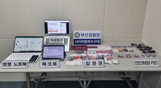 경찰의 압수품 [부산경찰청 제공. 재판매 및 DB 금지]