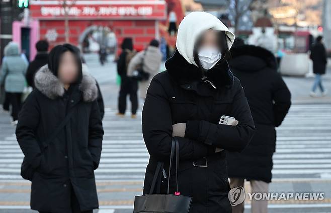 추운 아침 출근길 [연합뉴스 자료사진]