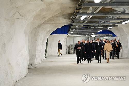 핀란드 헬싱키의 방공호 [EPA 연합뉴스 자료사진 재판매 및 DB 금지]