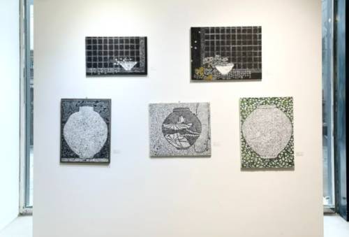 ◇우민 박경선 화백의 개인전 ‘강원도 가는 길’이 지난 29일 서울 갤러리 라메르에서 성황리에 막을 내렸다. 사진은 전시장 전경 사진=갤러리라메르 제공.